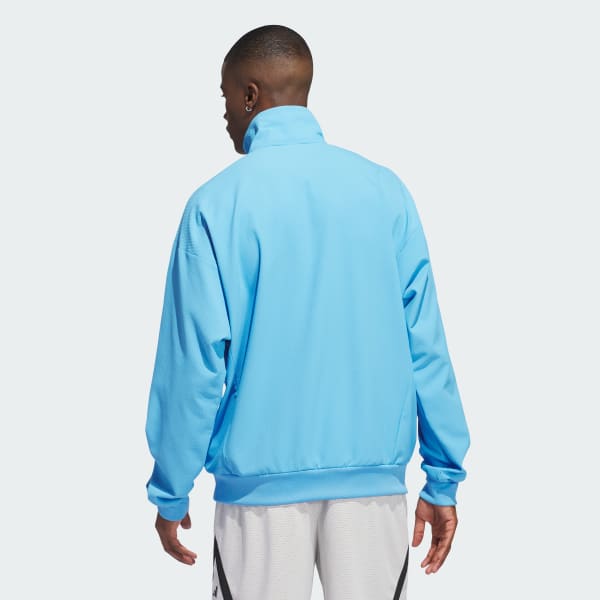 adidas Select 1/4-Zip Hoodie - Blue | Free Shipping with adiClub
