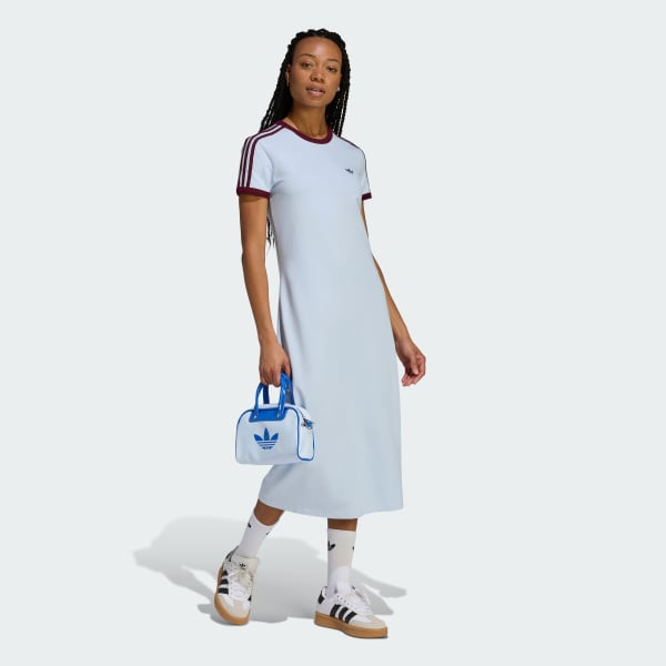 Blauw 3-STRIPES JURK (SLIM-FIT)