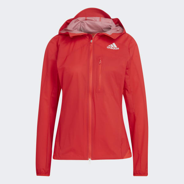 สีแดง เสื้อแจ็คเก็ตสำหรับวิ่งมาราธอน Adizero BL588