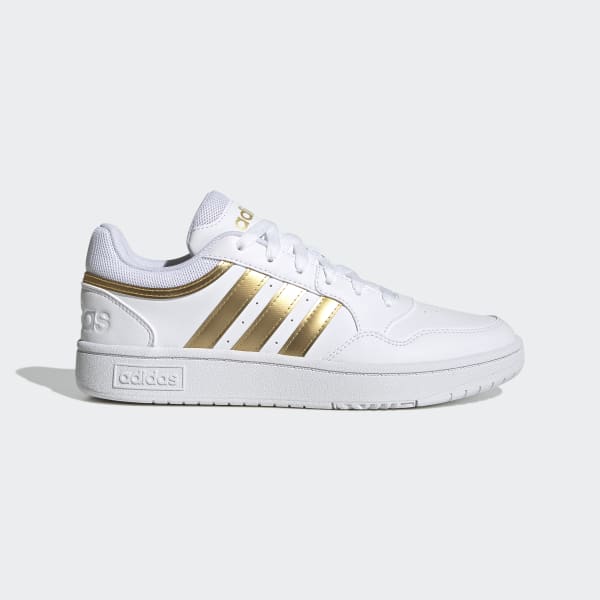 White and gold adidas shoes cheap