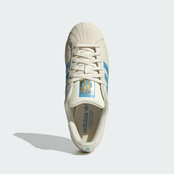 White Superstar Messi Shoes