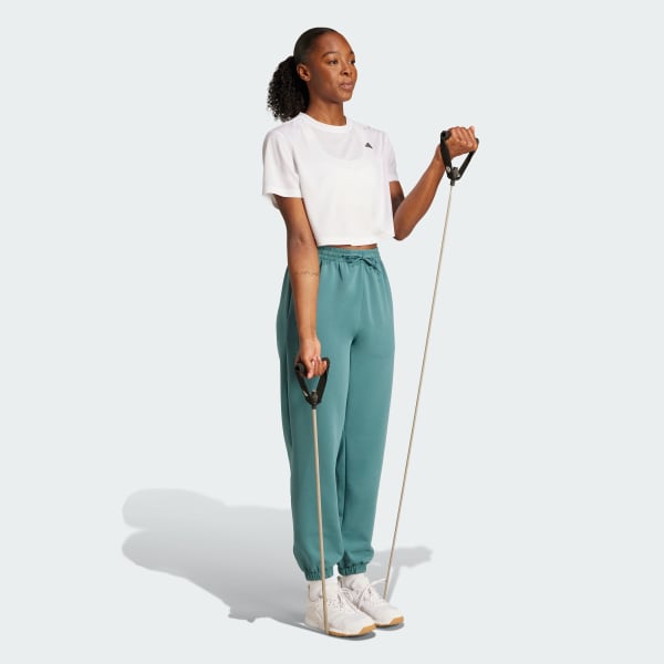 Verde Pantaloni Designed For Training Warm-Up