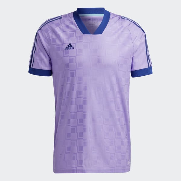 adidas Dfb Tr Jsy Purple Football Jersey