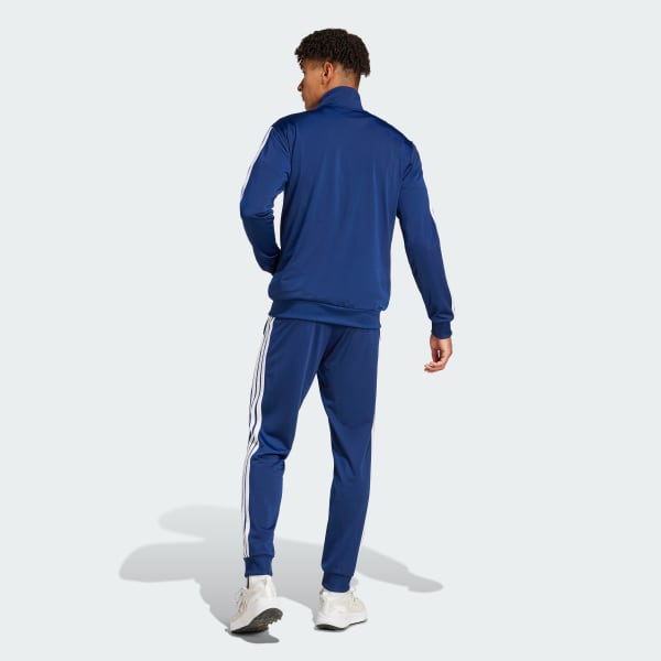 Azul Conjunto Sportswear Basic 3 Franjas Tricot