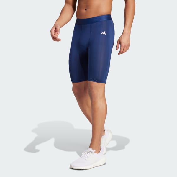 Azul Mallas Cortas Techfit AEROREADY Corte Alto