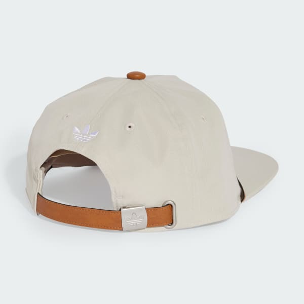 Beige Flatbrim Kappe