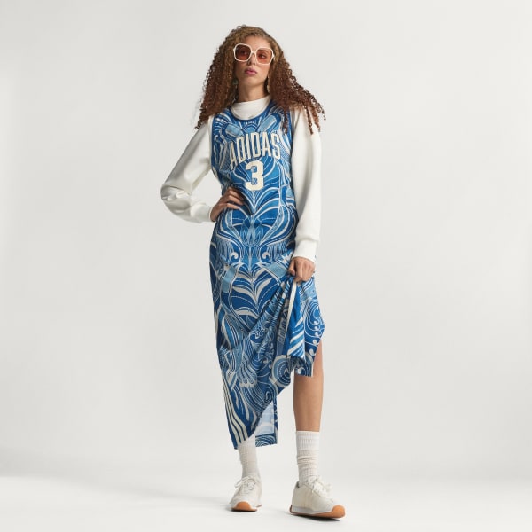 Blue ADIDAS x FARM RIO PREMIUM DRESS