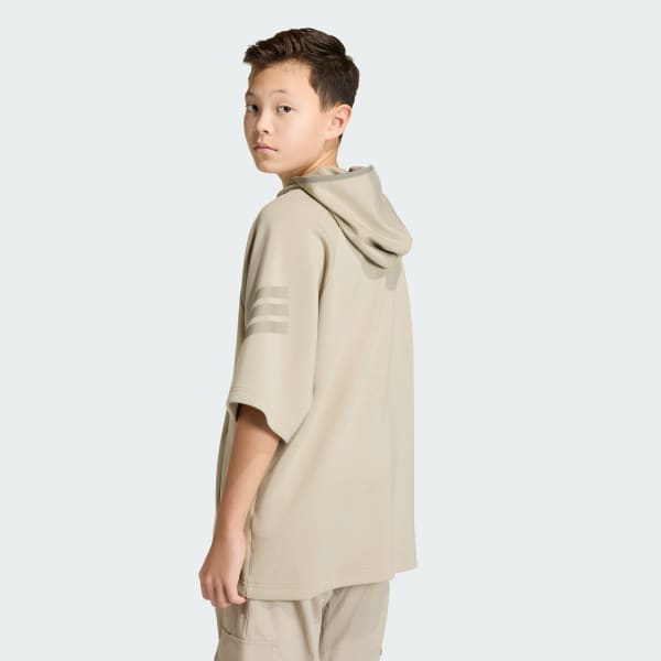 Brun FUTURE ICONS 3 STRIPES SHORT SLEEVE HETTEGENSER