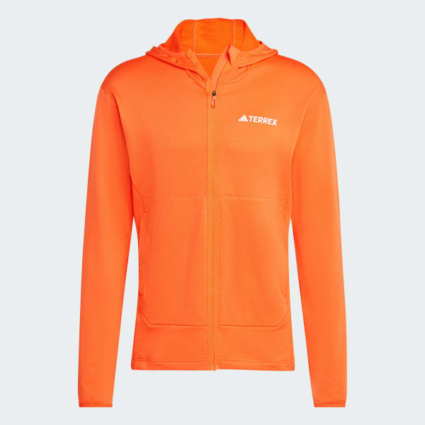 Arancione GIACCA TERREX XPERIOR LIGHT FLEECE HOODED