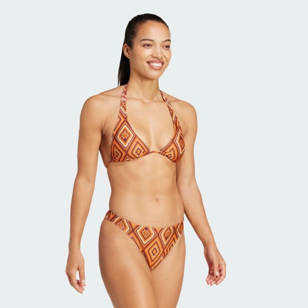 hnědá Bikiny adidas x FARM RIO