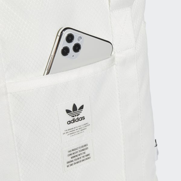  adidas Originals Sport Tote Bag, Non Dyed White, One Size