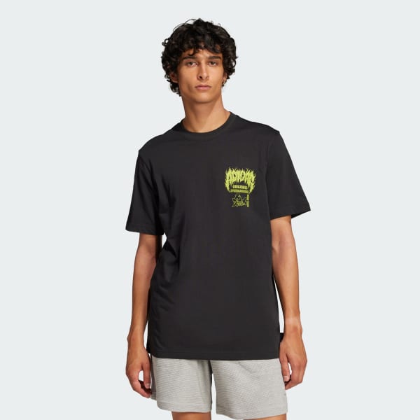 Preto Camiseta Trefoil Series Fashion Elevated