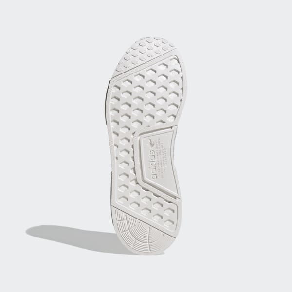 Weiss NMD_R1 Schuh