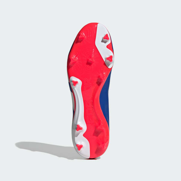 Azul Botas de Futebol sem Atacadores Predator League – Piso firme