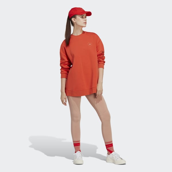 adidas by Stella McCartney Sportswear Sweatshirt - Orange | Women's ...
