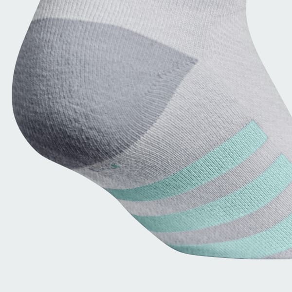 Multicolor Athletic Cushioned 6-Pack No-Show Socks Kids