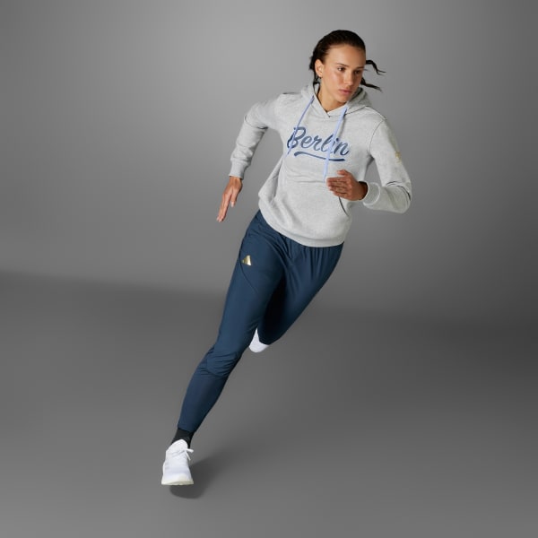Gris Sudadera con capucha BMW Berlin Marathon 2024 Graphic