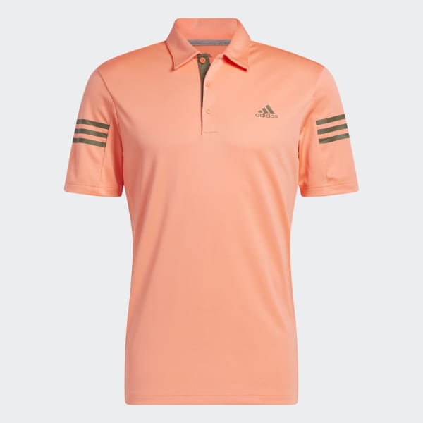 Orange adidas golf shirt on sale