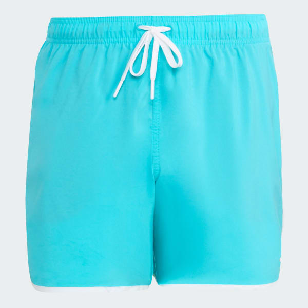 Turquoise WATER REACTIVE GRAPHIC SWIM SHORTS 5 INCH