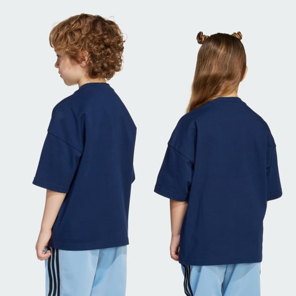 Azul Polera Trefoil Niños