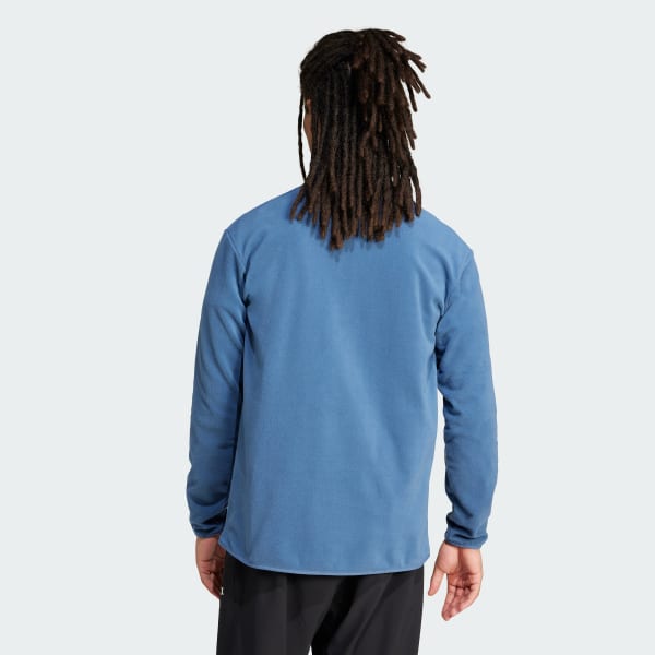 Blue Multi Essentials 1/2 Zip Fleece Jacket