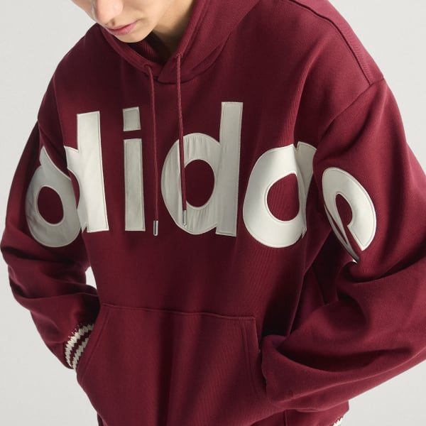 パーカー・フーディ adidas FW25 SWEATSHIRT (JV7618 SHARED) adidas Premium Sweatshirt - Burgundy | Free Shipping with