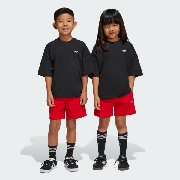 Negro Conjunto Polera y Shorts corto adidas x Disney Minnie Mouse (Bebé)