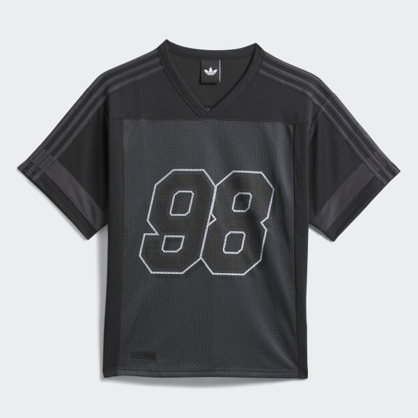 adidas SKATEBOARDING x TYSHAWN FOOTBALL JERSEY - Black | Free