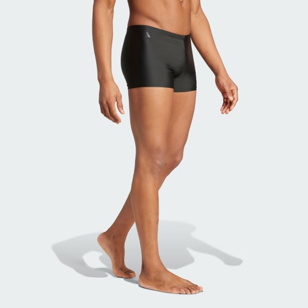 Black Big Bars Swim Boxers