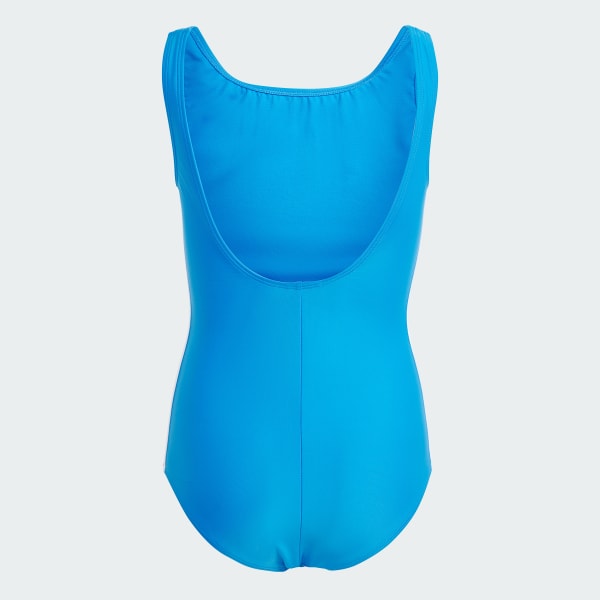 adidas Originals Adicolor 3 Stripes Swimsuit Kids Blue adidas UK