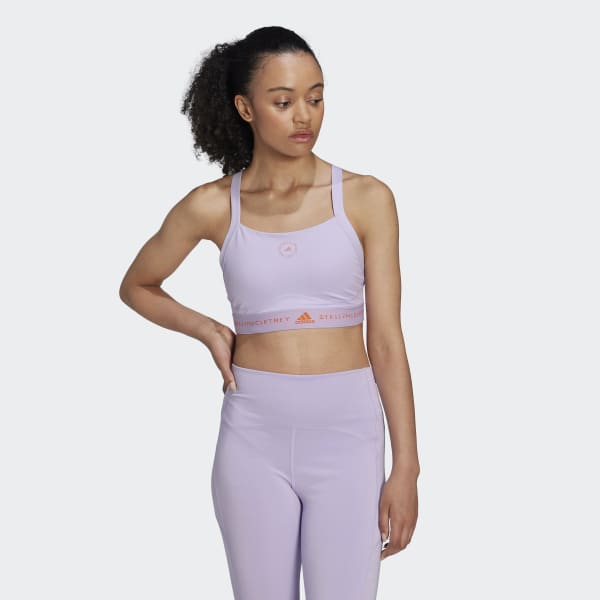 Lila adidas by Stella McCartney TruePurpose Medium Support Bra DL559