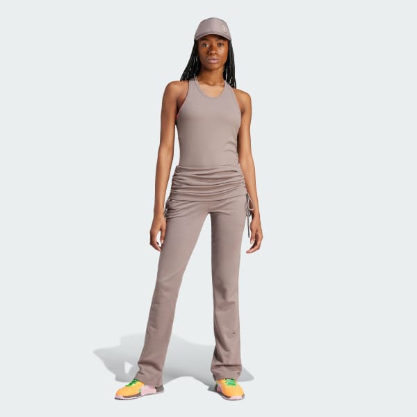 adidas by Stella McCartney ロールトップパンツ - ブラウン