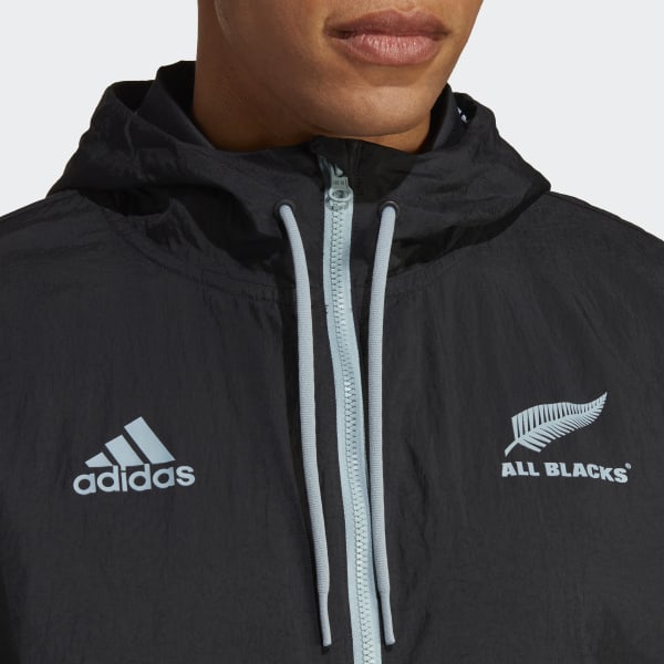 Black All Blacks Rugby Supporters Jacket