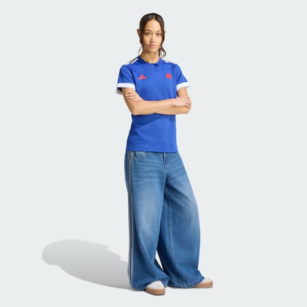 Blue France Rugby Home Replica Supporter Tee Women