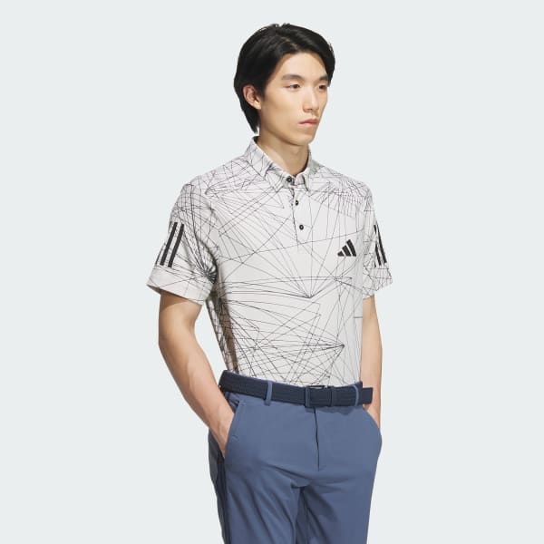 White AEROREADY Short Sleeve Graphic Polo Shirt