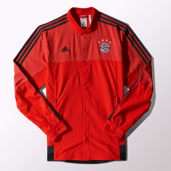 adidas Chaqueta de Fútbol Anthem Bayern Munich - Rojo | adidas Colombia