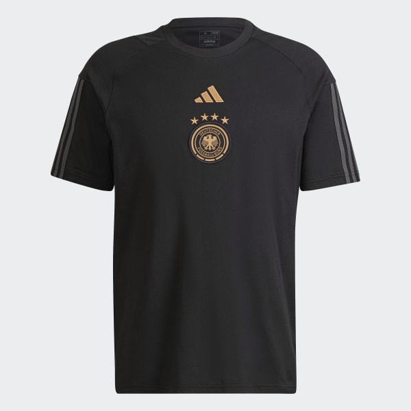 Black Germany Cotton T-Shirt N2562