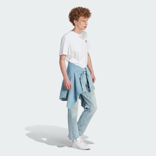 White Adicolor Classics Back+Front Trefoil Boxy Tee