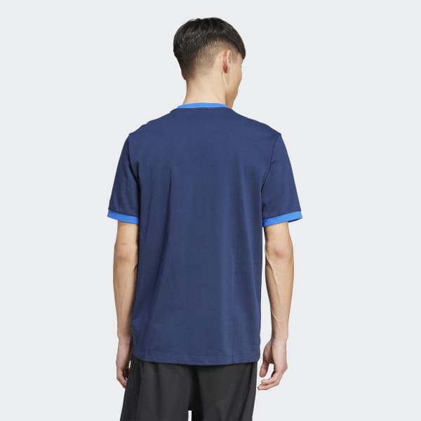 adidas Contrast Tee - Blue | adidas Finland