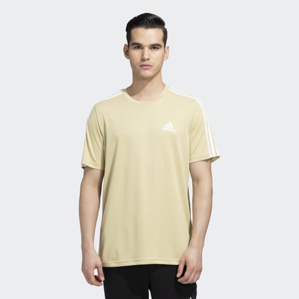 Beige 3 STRIPES TEE
