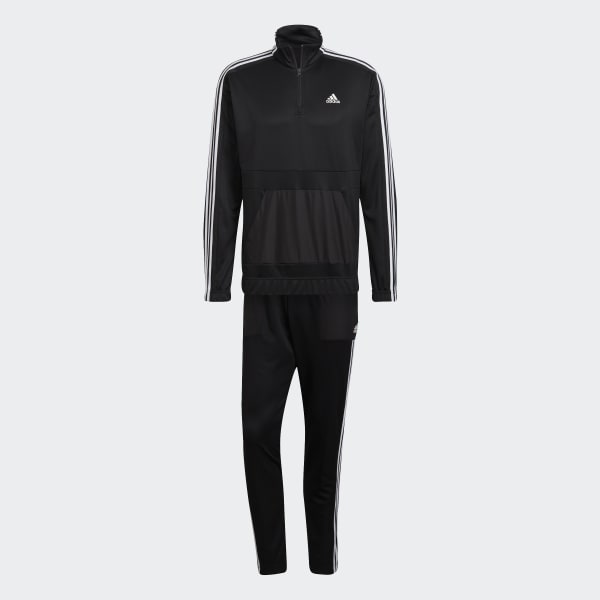 cerná Sportovní souprava AEROREADY Tricot Quarter-Zip