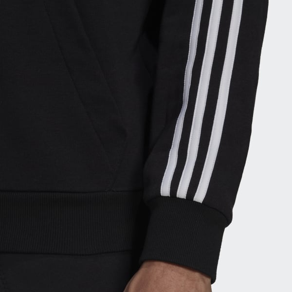 adidas Essentials 3-Stripes Hoodie - Black | adidas UAE