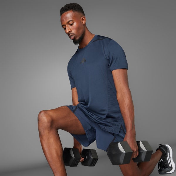 adidas Designed for Training Pro-Series Tee - Blue | Free