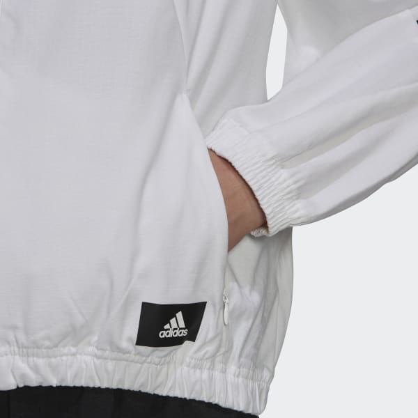 White adidas Sportswear Future Icons Woven Track Jacket EKT06