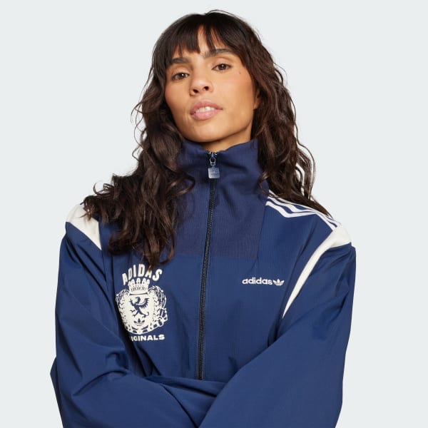 ◆adidas◆ Mascot Woven Tracksuit Jacket Night Indigo JY2809 adidas Mascotte Woven Tracksuit Jacket - Blue | adidas Singapore