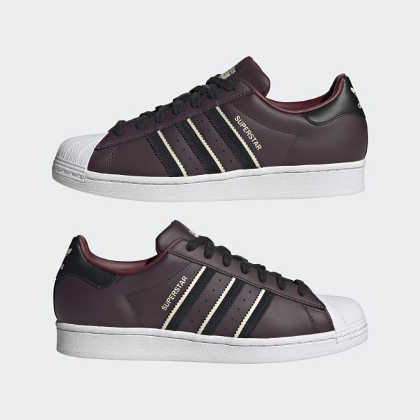 Superstar adidas maroon shop