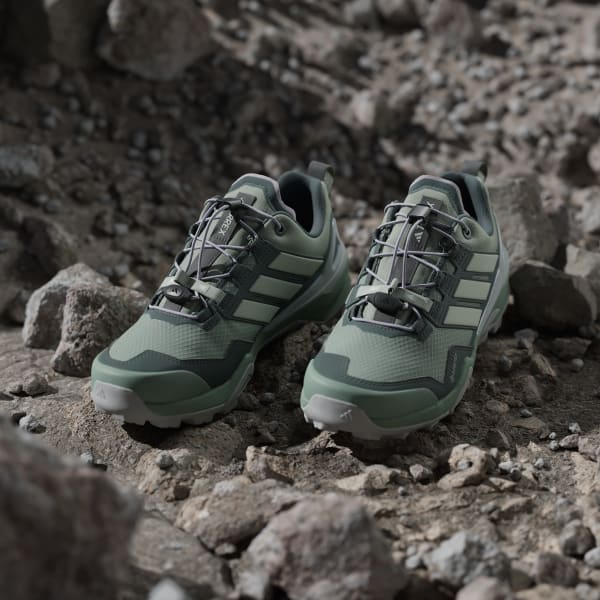 adidas Terrex Skychaser GORE-TEX Hiking Shoes - Green | Free