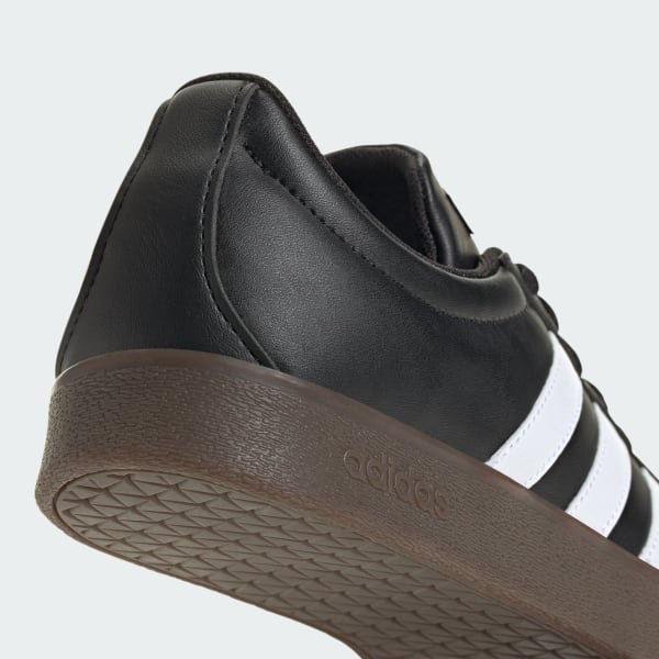 Adidas black leather shoes womens shop
