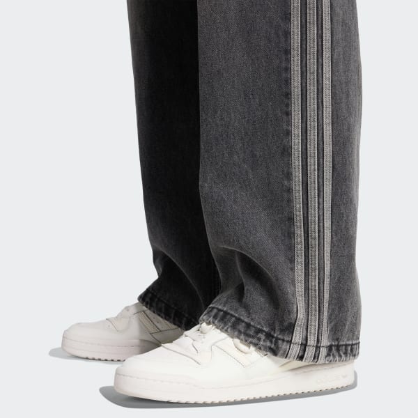 adidas ADILENIUM SEASON TEAMGEIST DENIM JOGGINGHOSE Schwarz