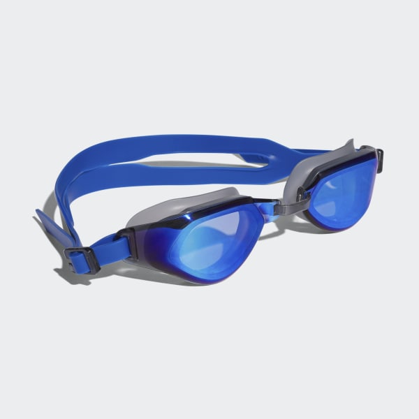 Blue persistar fit mirrored swim goggle